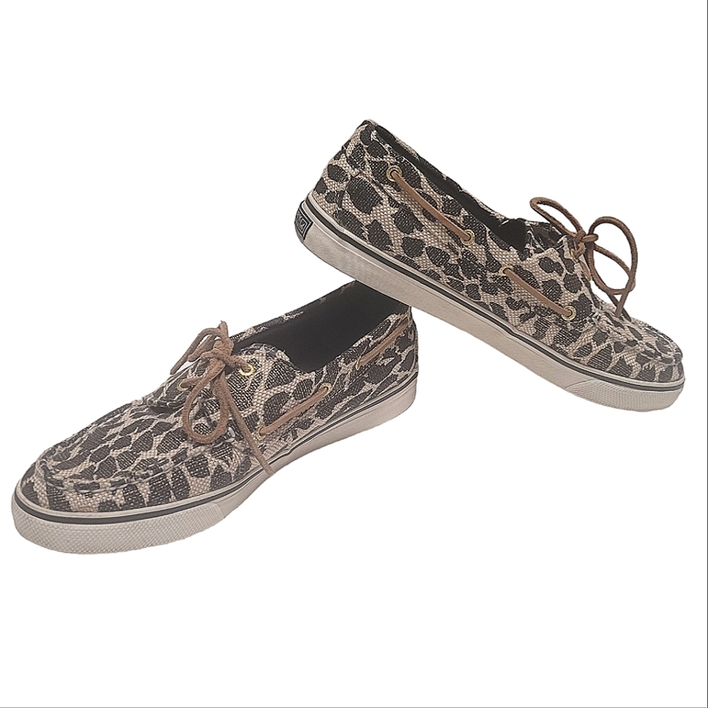 Sperry Bahama Leopard Top Sider